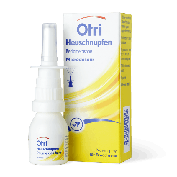 otrivin-Heuschnupfen Ein Fläschchen Otri Heuschnupfen