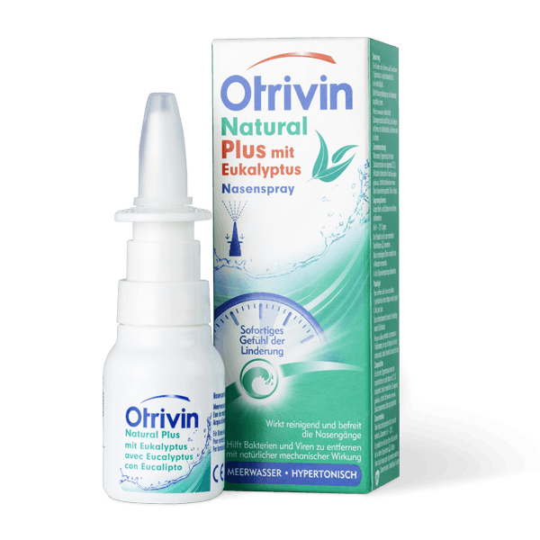 otrivin-natural-plus-eucalyptus Ein Fläschchen Otrivin Natural Plus mit Eukalyptus
