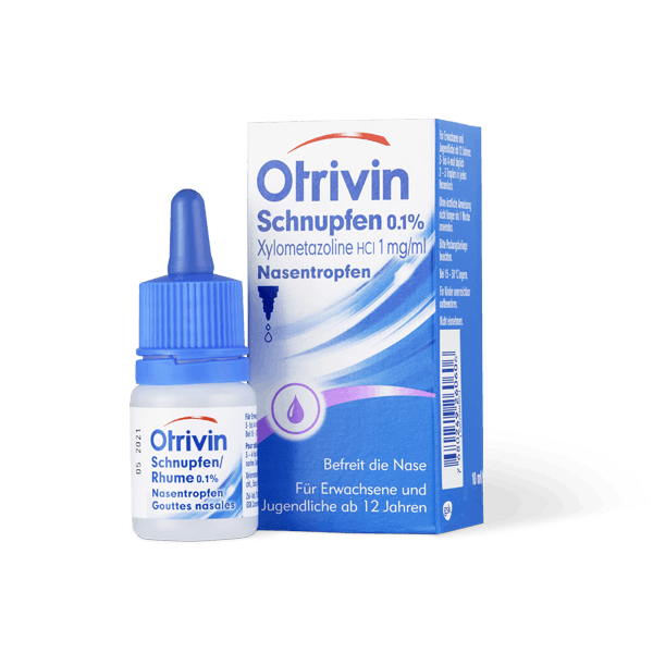 Otrivin-Schnupfen-Nasentropfen Ein Fläschchen Otrivin Schnupfen Nasentropfen 0.1%