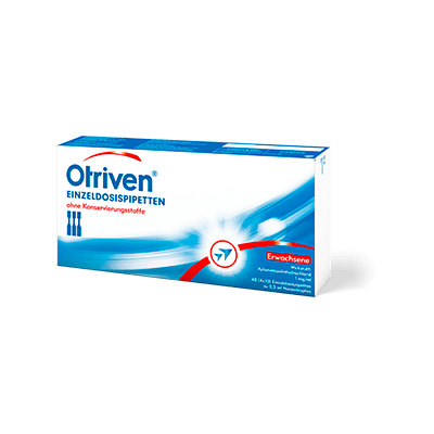 Otriven gegen Schnupfen 0,1% Einzeldosispipetten ohne Konservierungsstoffe-packshot Otriven gegen Schnupfen 0,1% Einzeldosispipetten ohne Konservierungsstoffe-packshot