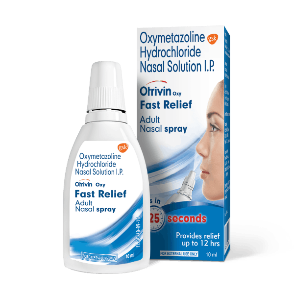 Nasal Decongestant Spray, Quick Treatment for Blocked Nose Otrivin