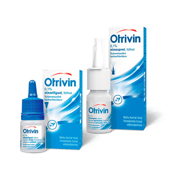 флакон продукта Otrivin 0,1%