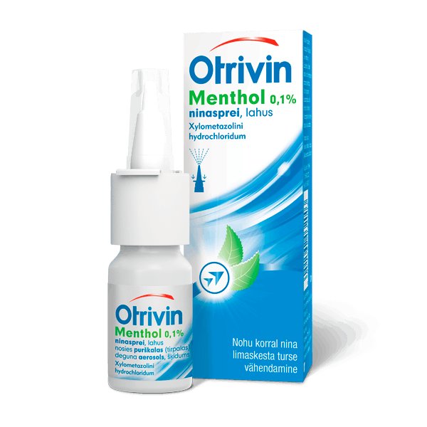 флакон продукта Otrivin Menthol