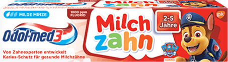 Odol-med3 Milchzahn Zahnpasta. Odol-med3 Milchzahn Zahnpasta.
