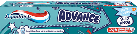 Aquafresh Advance toothpaste mint green packaging. Aquafresh Advance toothpaste mint green packaging.