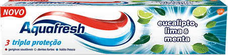 Aquafresh Senses Revitalising toothpaste blue and green packaging. Aquafresh Senses Revitalising toothpaste blue and green packaging.
