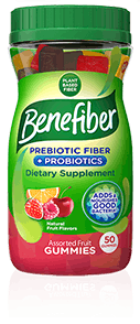 Benefiber Prebiotic Fiber + Probiotics Gummies Benefiber Prebiotic Fiber + Probiotics Gummies