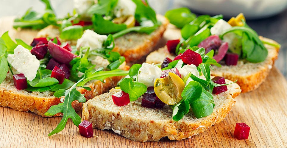 Open Face Goat Cheese Sandwich Open Face Goat Cheese Sandwich