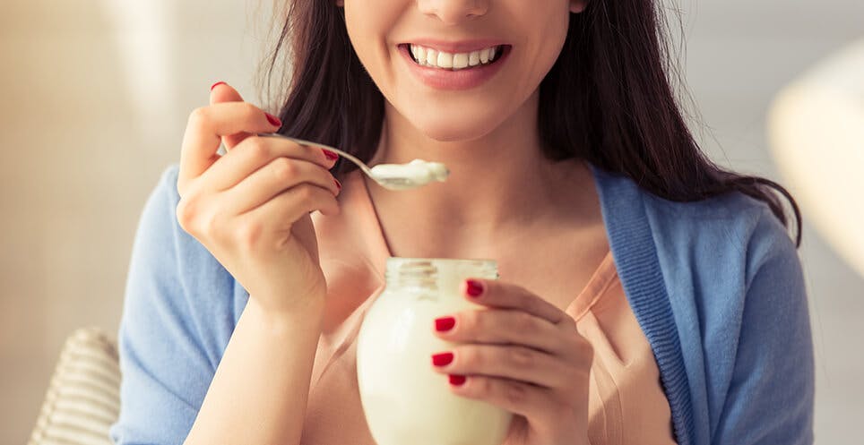 Woman Eating Oatmeal Woman Eating Oatmeal
