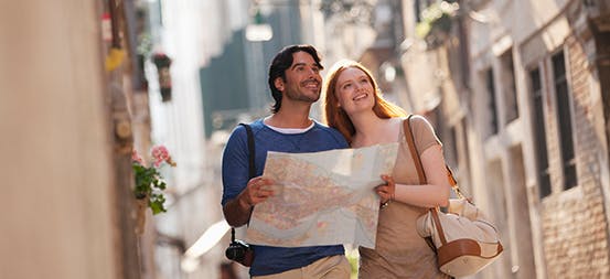 Woman Walking with Man Woman Walking with Man