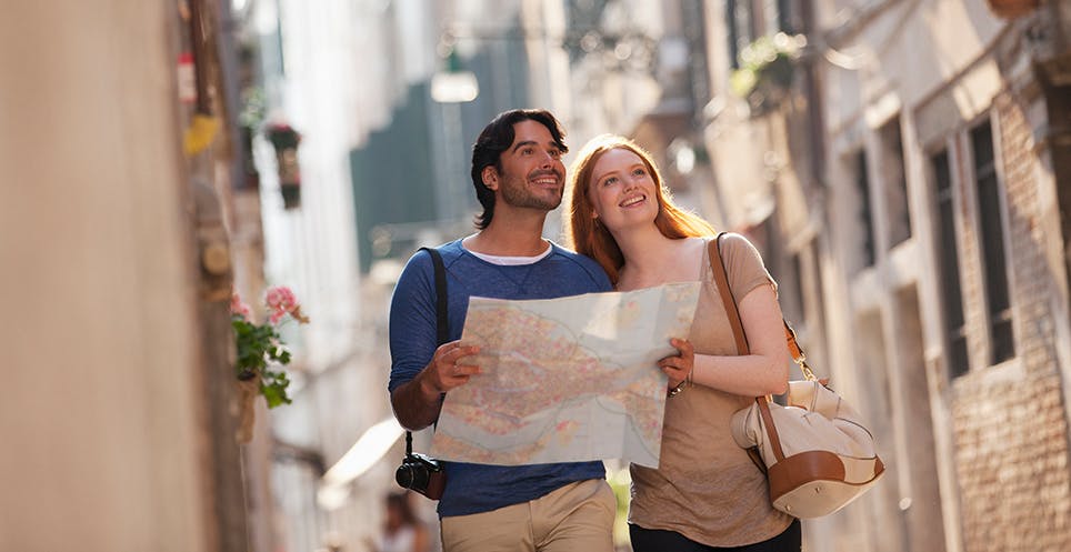 Woman Walking with Man Woman Walking with Man