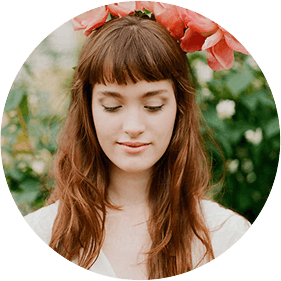 Woman with Flowers in Hair Woman with Flowers in Hair