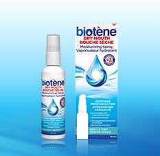 Box of Biotène Dry Mouth Moisturizing Spray Box of Biotène Dry Mouth Moisturizing Spray