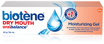 Box of Biotène Dry Mouth oralbalance Moisturizing Gel Box of Biotène Dry Mouth oralbalance Moisturizing Gel
