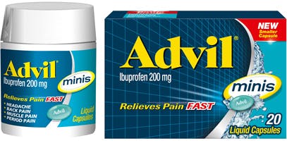 Advil Minis Liquid Capsules Advil Minis Liquid Capsules