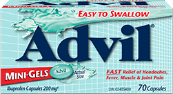 Advil Mini-Gels package design Advil Mini-Gels package design