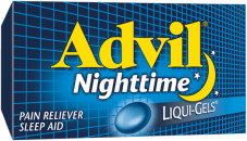Advil Nighttime package design Advil Nighttime package design