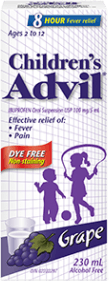 Children's Advil Suspension package design Children's Advil Suspension package design