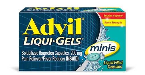 Advil Liqui Gels minis product Advil Liqui Gels minis product