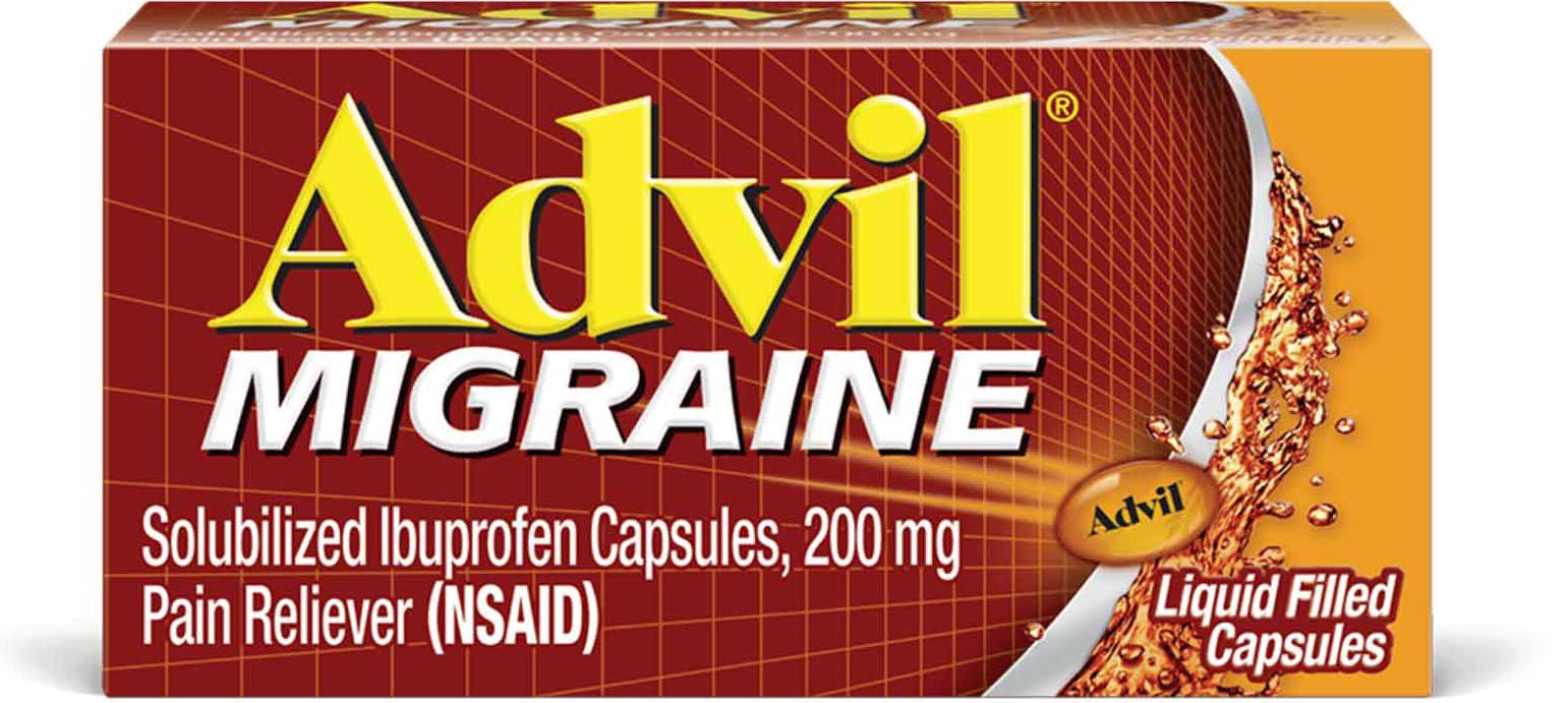 Advil Migraine Ibuprofen Dosage Ingredients Advil