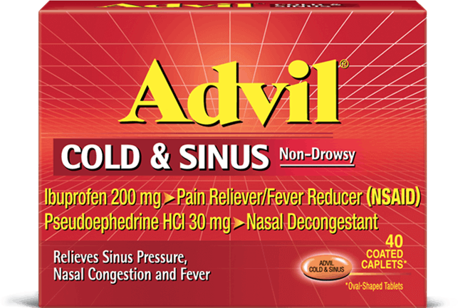 Cold Sinus Caplets Respiratory Advil Cold Sinus Caplets Respiratory Advil