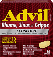 Advil Cold, Sinus Flu Extra Strength package design Advil Cold, Sinus Flu Extra Strength package design