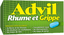 Advil Rhume et Grippe package design Advil Rhume et Grippe package design
