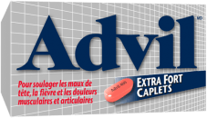 Caplets Advil Extra Fort package design Caplets Advil Extra Fort package design