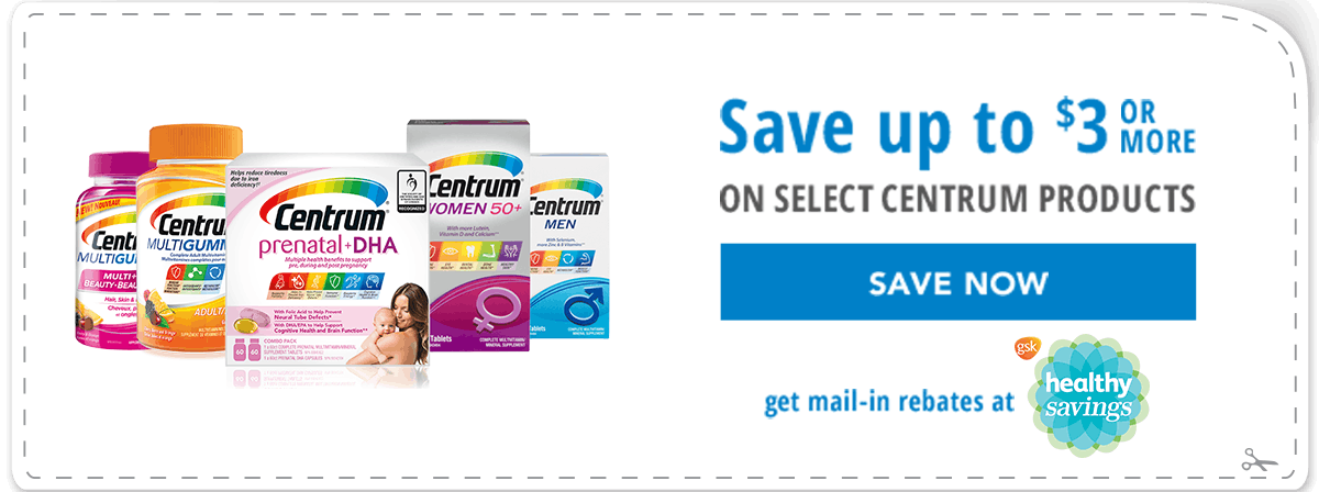 Coupons Centrum Multivitamins Coupons Centrum Multivitamins