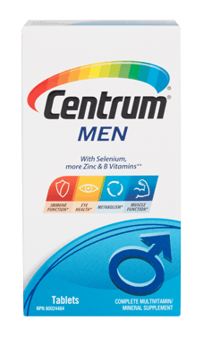 Centrum Men package design Centrum Men package design