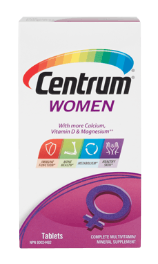 Centrum Women package design Centrum Women package design