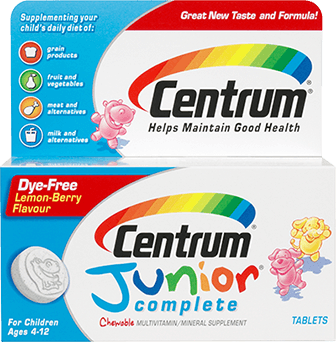 Centrum Junior Complete package design Centrum Junior Complete package design