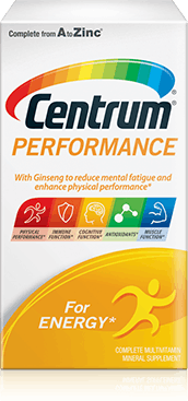 Centrum Performance package design Centrum Performance package design