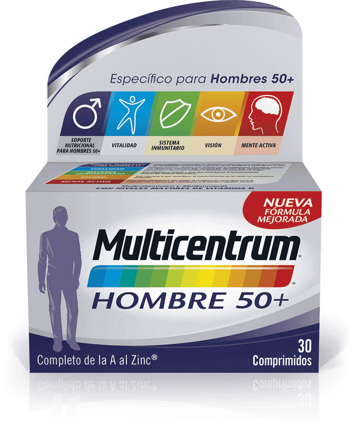 Imagen de producto de Multicentrum Hombre 50+ Imagen de producto de Multicentrum Hombre 50+