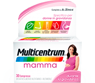 iintegratori con acido folico multicentrum mamma