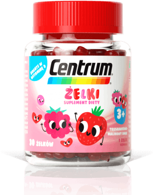 Centrum Żelki o smaku truskawkowo-malinowym