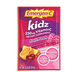 Packet of Emergen-C Kidz in Fruit Punch Packet of Emergen-C Kidz in Fruit Punch