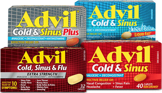 Advil Cold & Sinus Brand Cluster Advil Cold & Sinus Brand Cluster