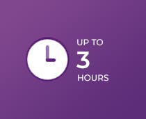 UP TO 3 HOURS RELIEF UP TO 3 HOURS RELIEF