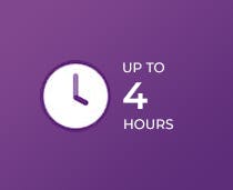 UP TO 4 HOURS RELIEF UP TO 4 HOURS RELIEF