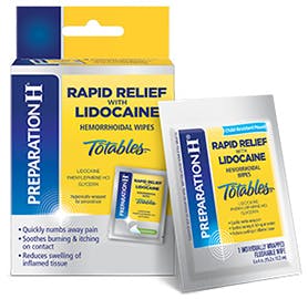 PREPARATION H Rapid Relief Totables Wipes