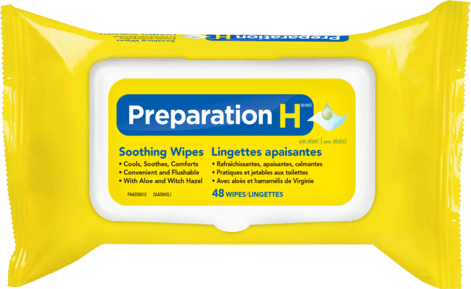 Preparation H Soothing Wipes Packshot Preparation H Soothing Wipes Packshot