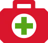 First aid kit icon