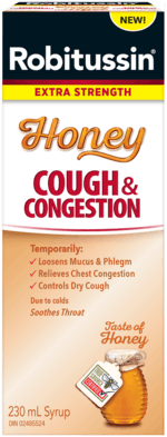 New Robitussin Extra Strength Honey Cough & Congestion New Robitussin Extra Strength Honey Cough & Congestion