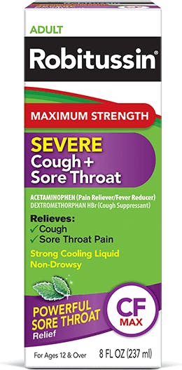Maximum Strength Severe Cough + Sore Throat Maximum Strength Severe Cough + Sore Throat