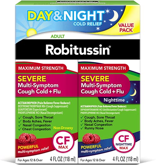 Maximum Strength Severe Multi-Symptom Cough Cold + Flu Pack Severe, Cough Cold + Flu Medicine, Maximum Strength Multi-Symptom Pack (OTC)
