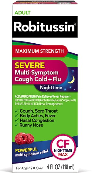 Nighttime Cough Cold + Flu Medicine, Maximum Strength, Severe Multi-Symptom (OTC) Nighttime Cough Cold + Flu Medicine, Maximum Strength, Severe Multi-Symptom (OTC)