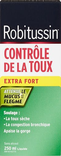 ROBITUSSIN CONTRÔLE DE LA TOUX EXTRA FORT ROBITUSSIN CONTRÔLE DE LA TOUX EXTRA FORT