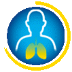 An icon of a person highlighting the location of their lungs An icon of a person highlighting the location of their lungs