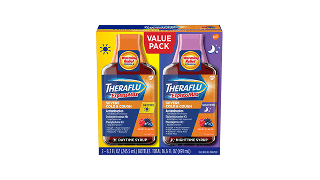 Theraflu® ExpressMax® Day/Night Value Pack Syrup Theraflu® ExpressMax® Day/Night Value Pack Syrup